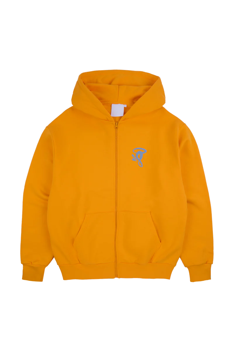 SYNA CIRCLE ZIP HOOD – YELLOW/BLUE SYNA CIRCLE ZIP HOOD – YELLOW/BLUE