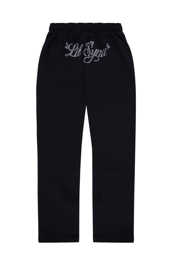 WOMEN'S LIL SYNA RHINESTONE JOGGER - BLACK WOMEN'S LIL SYNA RHINESTONE JOGGER - BLACK