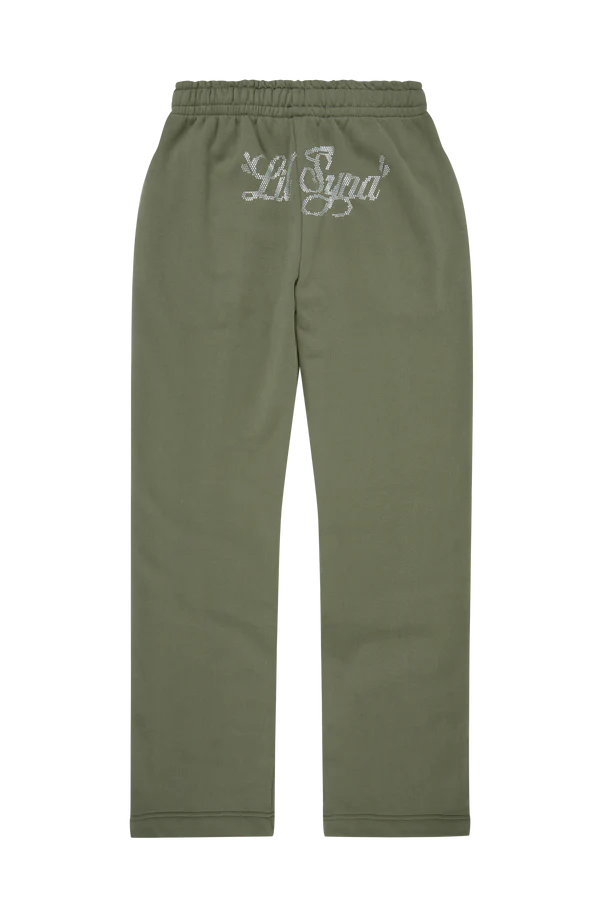 WOMEN'S LIL SYNA RHINESTONE JOGGER - KHAKI WOMEN'S LIL SYNA RHINESTONE JOGGER - KHAKI