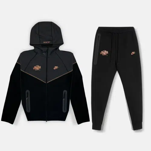 Nike x Syna World Tech Fleece Tracksuit - Black / Bronze Nike x Syna World Tech Fleece Tracksuit - Black / Bronze