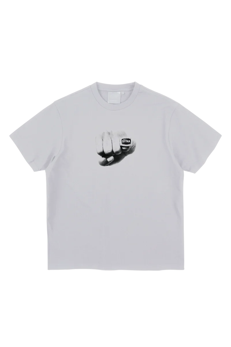 CHAMPIONSHIP RING PRINTED TEE – WHITE/GREY CHAMPIONSHIP RING PRINTED TEE – WHITE/GREY