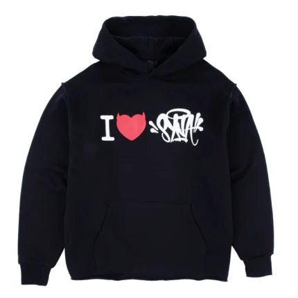 I HEART SYNA HOODY – BLACK
