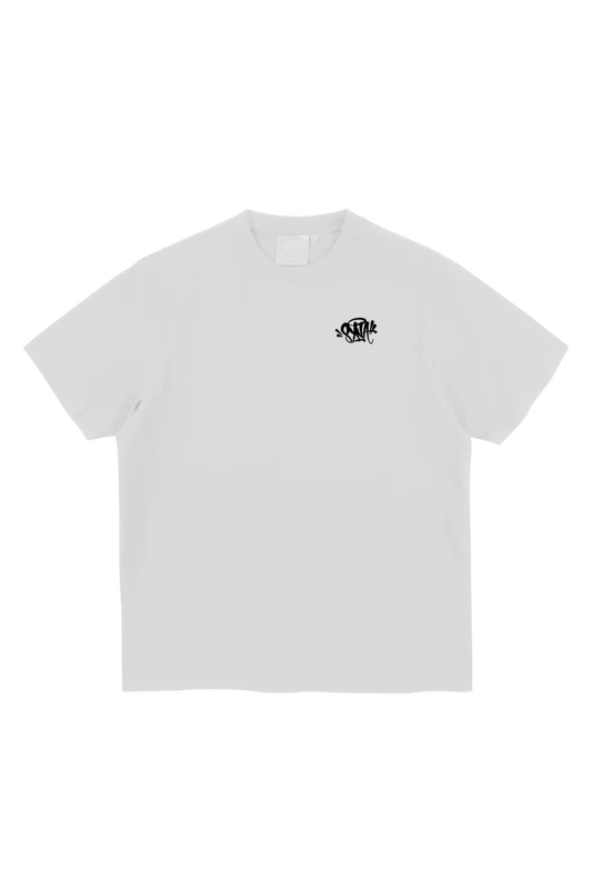SYNA CORE EMBROIDERED T-SHIRT WHITE/BLACK SYNA CORE EMBROIDERED T-SHIRT WHITE/BLACK