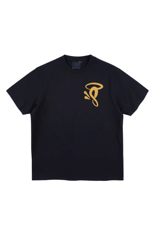 HALO ‘S’ PRINTED LOGO T-SHIRT BLACK/YELLOW HALO ‘S’ PRINTED LOGO T-SHIRT BLACK/YELLOW