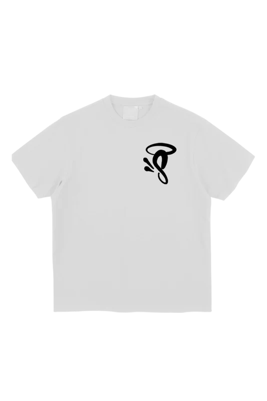 HALO ‘S’ PRINTED LOGO T-SHIRT WHITE/BLACK HALO ‘S’ PRINTED LOGO T-SHIRT WHITE/BLACK