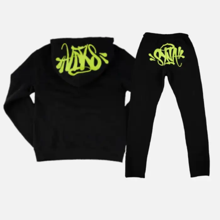 Synaworld ‘Syna Logo’ Tracksuit Black/Green Synaworld ‘Syna Logo’ Tracksuit Black/Green