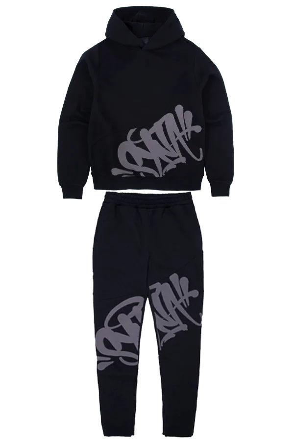 Syna World Slice Syna Tracksuit – Black/Grey Syna World Slice Syna Tracksuit – Black/Grey