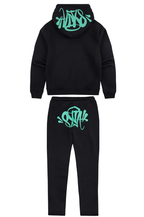 Synaworld OG Syna Tracksuit – Black/Sky Blue Synaworld OG Syna Tracksuit – Black/Sky Blue